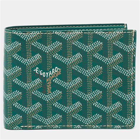 green goyard wallet|Goyard Victoire Wallet .